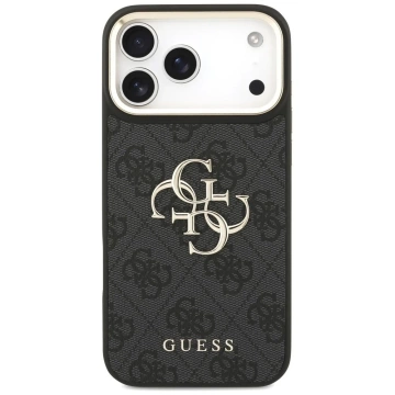 Etui Guess 4G Big Classic Logo Big Strap Metal Buttons do iPhone 17 Pro Max Czarny