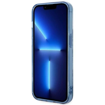 Etui Guess GUHCP14LHGPLHB für Apple iPhone 14 Pro 6,1" niebieski/blue Hardcase Porcelain Collection