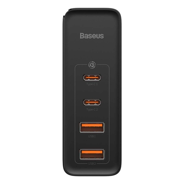 Baseus GaN2 Pro wall charger, 2x USB 2x USB-C, 100W, EU (black)