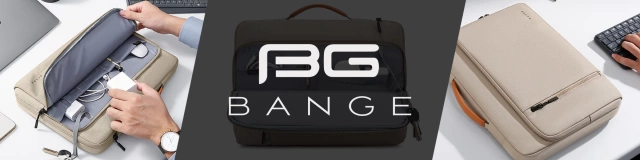 Bange Waterproof Backpack for Laptop 15.6" City Travel 45x30x16 cm for Work Airplane Men's Women's with USB Port Black