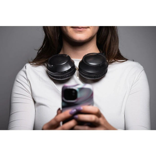 Bezdrôtové slúchadlá Forcell F-Audio Vibe ANC TUYA APP, čierne