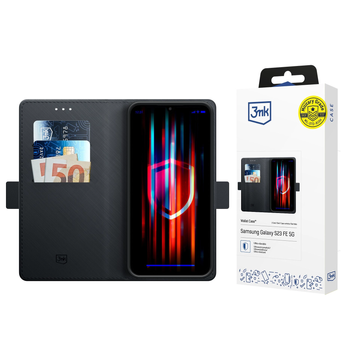 Гаманець 3mk Wallet Case для Samsung Galaxy S23 FE на магнітній застібці Чорний