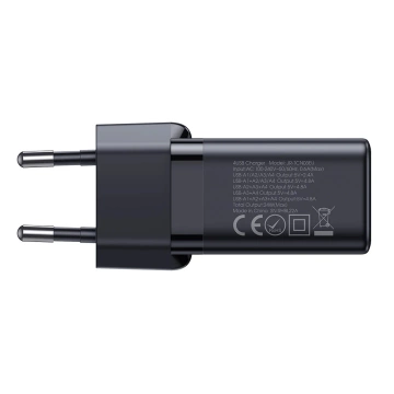 Joyroom JR-TCN03 4×USB-A 24W 4.8A Wall Charger – Black