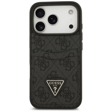 Etui Guess do iPhone 17 Pro 4G Double Card Triangle Black