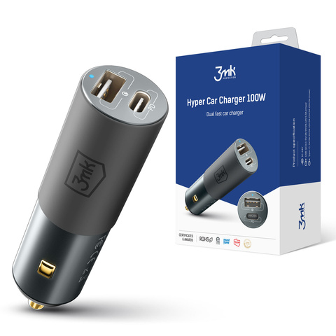 Ładowarka samochodowa 3mk Hyper Car Charger 100W