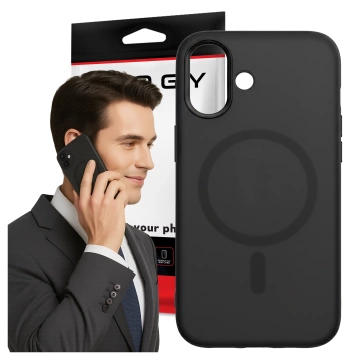 Kryt pre Apple iPhone 16 Pro Max Alogy MagSafe Hybrid Matte Case Matný kryt s ochranou šošovky čierny