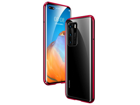 Двосторонній магнітний чохол Dr.Fit для Huawei P40 Red