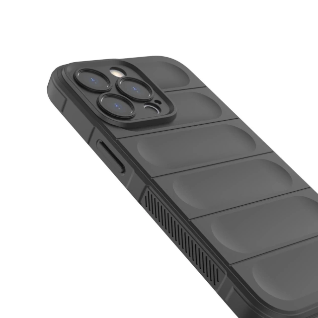 Elastické pancéřové pouzdro Magic Shield Case pro iPhone 13 Pro Max ve vínové barvě