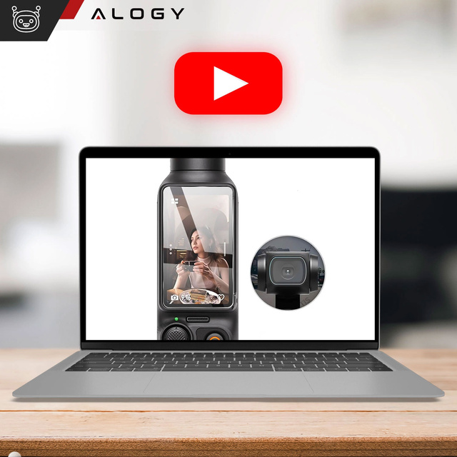 Загартоване скло для DJI Osmo Pocket 3 для екрану камери Alogy Screen Protector PRO