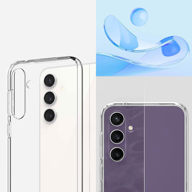 Etui Spigen tekutý kryštál do Galaxy S23 FE krištáľovo čistý