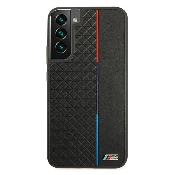 Etui BMW BMHCS22MTRTBK до Galaxy S22 S906 Hardcase M Collection Triangles czarny/black