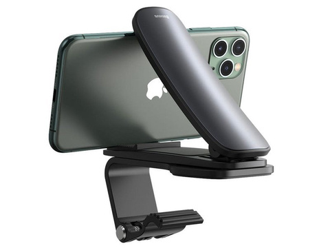 Baseus Big Mouth Pro car holder for dashboard clip black