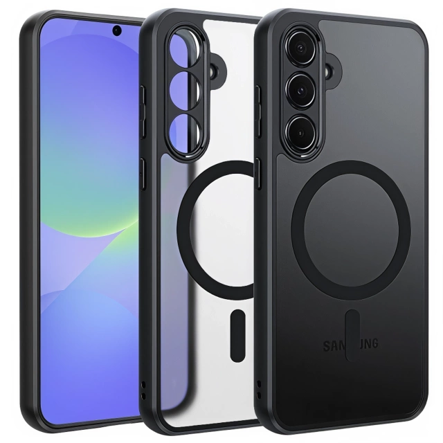 Etui do Samsung Galaxy A36 5G obudowa ochronna na telefon Alogy Matte HybridShield™️ Case Matowe Czarne