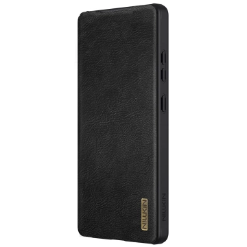 Case for Samsung Galaxy S25 Ultra Nillkin Qin Pro Black with Flip