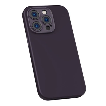 Baseus Liquid Silica Gel Case Set für iPhone 14 Pro (Lila) Reinigungsset für gehärtetes Glas