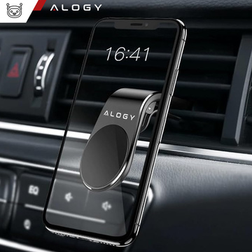 Автотримач магнітний Alogy для решітки радіатора чорний