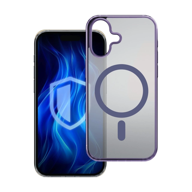 Obal na Apple iPhone 16 Plus 3mk Frosty MagCase Purple