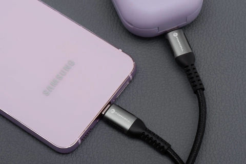 Кабель USB-C до USB-C Forcell 240W 5A QC 4.0 PD нейлоновий 3m Laptop Turbo