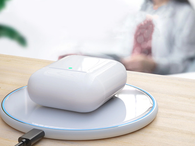 Qi Alogy Fast Charger USB-C Type C 15W Білий індукційний зарядний пристрій