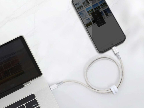 Kabel kabel Baseus USB-C Type C na Lightning PD 20W 1m Bílý