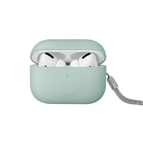 Protective case for UNIQ headphones cover Lino AirPods Pro 2 gen Silicone mint/mint green