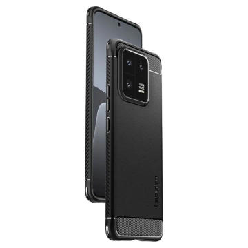 Es passt mit Spigen Rugged Armor auf das Xiaomi 13 Pro Matte Black