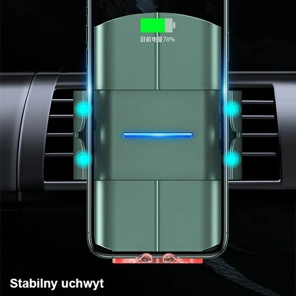 USAMS US-CD133 10W Automatic inductive phone car holder for vent. Starod CD133ZJ01 black/black