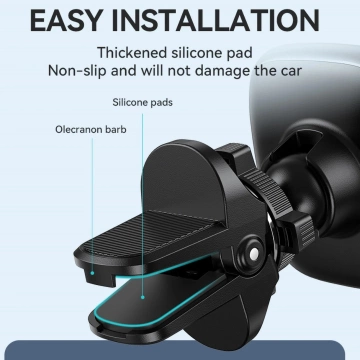 Uchwyt Magnetyczny Wozinsky WUMTK do Kratki Samochodowej Czarny