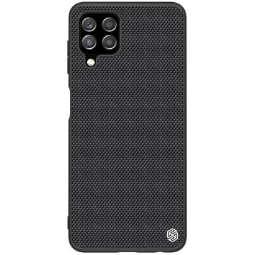 Nillkin Textured Case Strapazierfähige, verstärkte Hülle mit Gelrahmen und Nylon auf der Rückseite für Samsung Galaxy A22 4G schwarz
