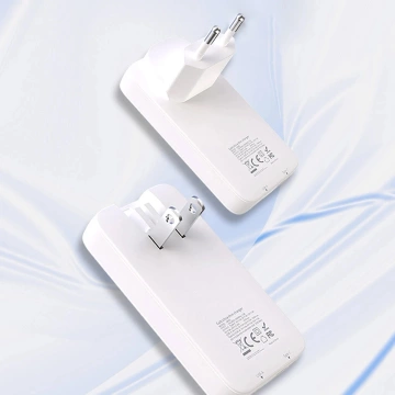 Зарядний пристрій Dudao A65Q 65 Вт GaN для стіни USB-C/USB-A PD для ЄС/США – білий