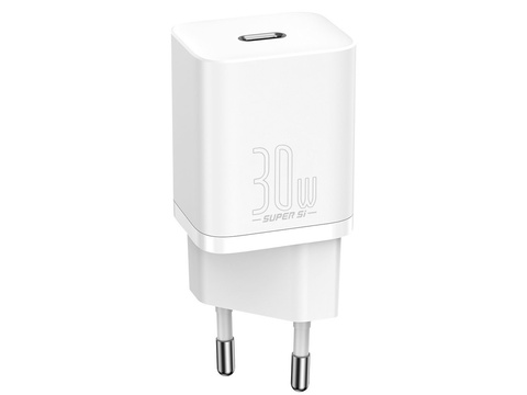 Baseus Super Si rýchlonabíjačka USB-C PD 30W biela