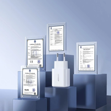 Мережевий зарядний пристрій Joyroom USB-C / USB-A 20 Вт PD / QC 3.0 - білий