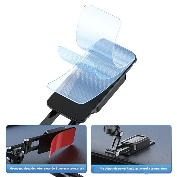 Uchwyt Magnetyczny USAMS US-ZJ076 na Deskę Rozdzielczą Czarny