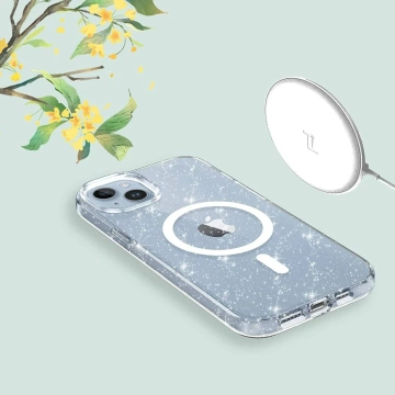 Pouzdro FlexAir Hybrid MagSafe Ochronne pro Apple iPhone 13/14 Glitter
