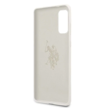Чохол для телефону US Polo Silicone Collection для Samsung Galaxy S20 білий/білий