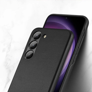 Чохол Dux Ducis Grit для Samsung Galaxy S23 елегантний чохол зі штучної шкіри MagSafe чорний