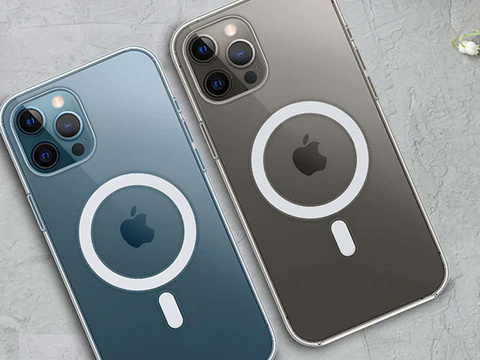 Ultra Slim Alogy Armored Case pre Qi nabíjačky pre iPhone 12 / Pro Transparent Qi Charger