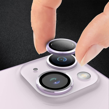 3mk Lens Protection Pro chránič objektivu telefonu pro Apple iPhone 14 Plus Violet