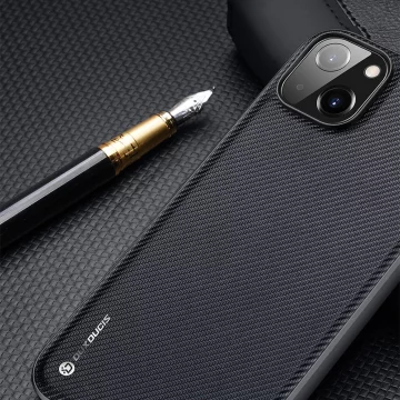 Чохол Dux Ducis Fino з нейлоновим покриттям iPhone 14 Plus чорний