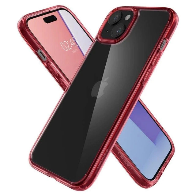 Spigen Ultra Hybrid case for Apple iPhone 15 - red