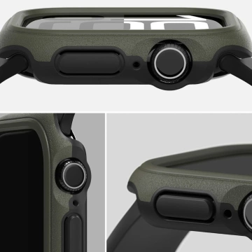 ЧОХОЛ ДЛЯ APPLE WATCH 10 (46 мм) ТЕМНО-ЗЕЛЕНИЙ КІЛЬЦЕВИЙ ОНІКС