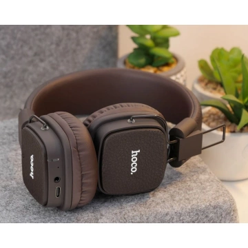 Bezdrôtové Bluetooth slúchadlá HOCO W56 hnedé