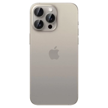2 x Spigen Optik.TR "Ez Fit" chránič fotoaparátu pre iPhone 14 Pro / Pro Max / 15 Pro / Pro Max Natural Titanium