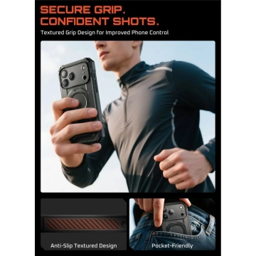 Etui Supcase UB Grip Pro Mag MagSafe do iPhone 17 Pro Black