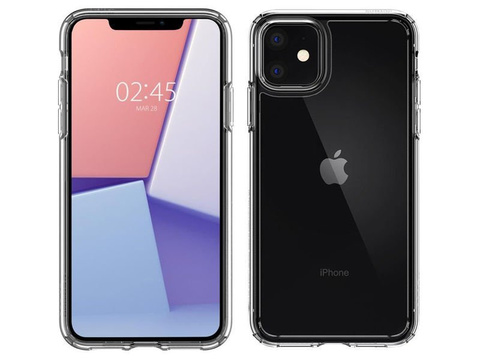 Pouzdro Spigen Ultra Hybrid pro Apple iPhone 11 Crystal Clear glass alog