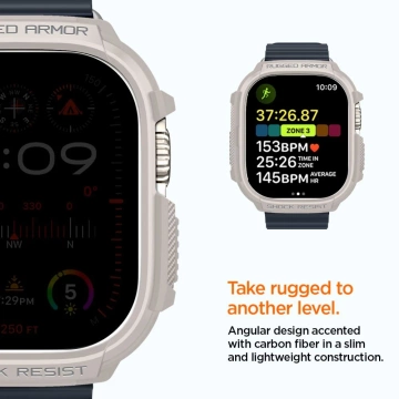 Etui Spigen Rugged Armor для Apple Watch Ultra 1 / 2 (49 мм) Dune Beige