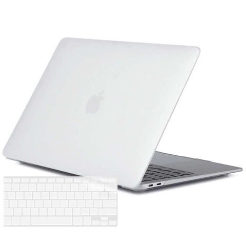 Alogy Hard Case matte for Apple MacBook Air 13 M1 2021 White Keyboard overlay