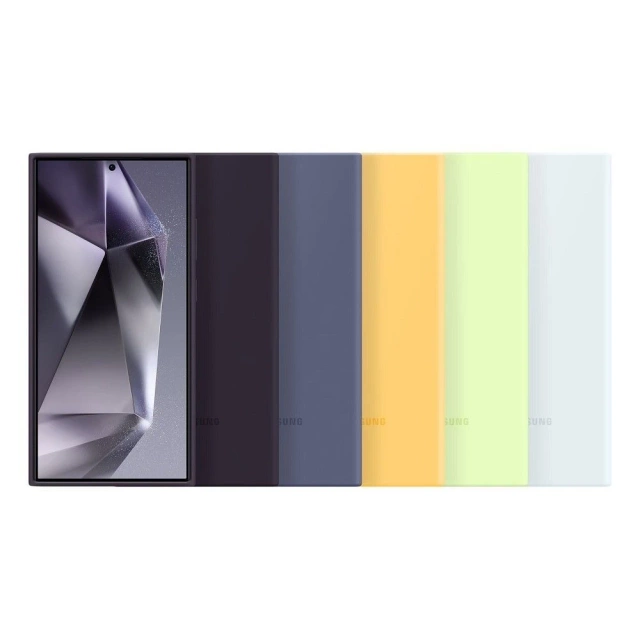 Originálne silikónové puzdro EF-PS928TWEGWW Samsung Galaxy S24 Ultra biely blister