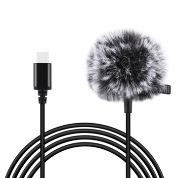 Стяжка для роз'єму мікрофона із затискачем 1,5 м USB-C Puluz PU425