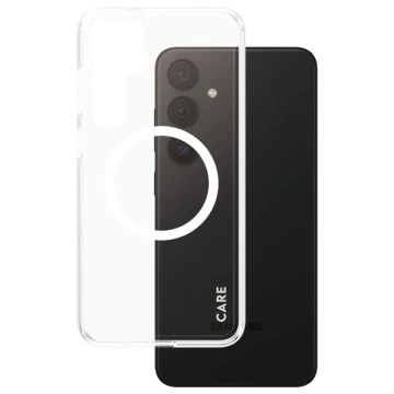 Чохол для Samsung Galaxy S24 CARE від PanzerGlass Flagship QI Case прозорий